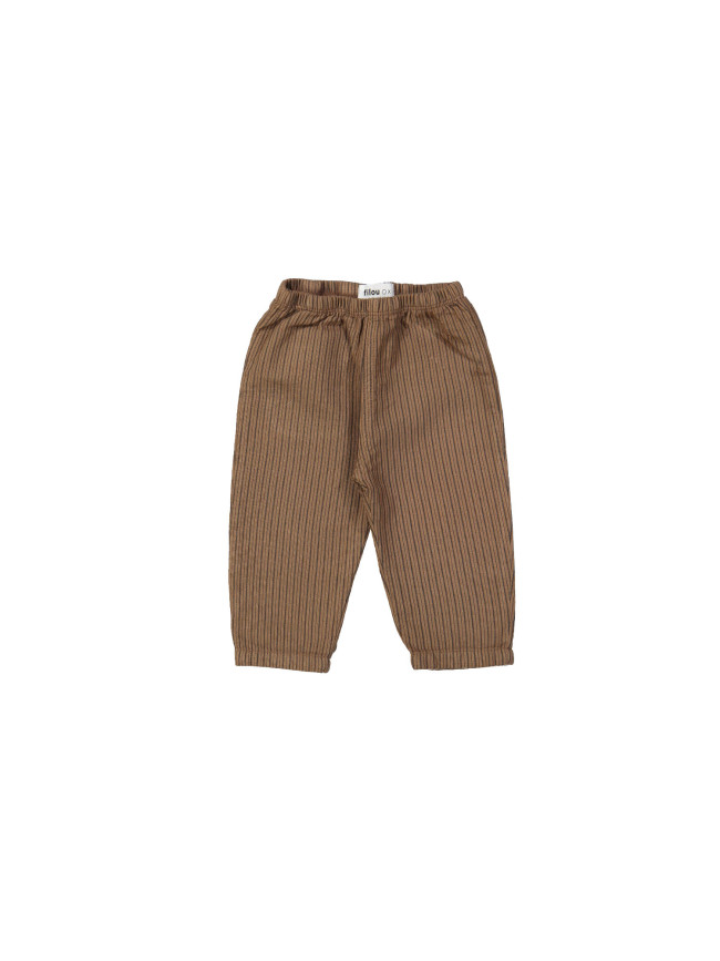 Comfy pants stripe brown