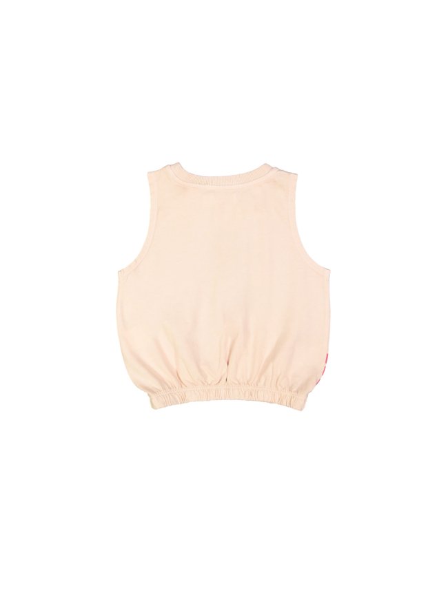 Top red stripe light pink