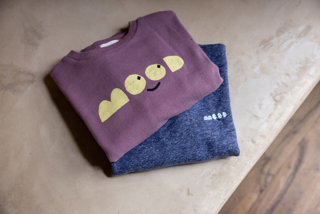 Sweater speckled mood marine