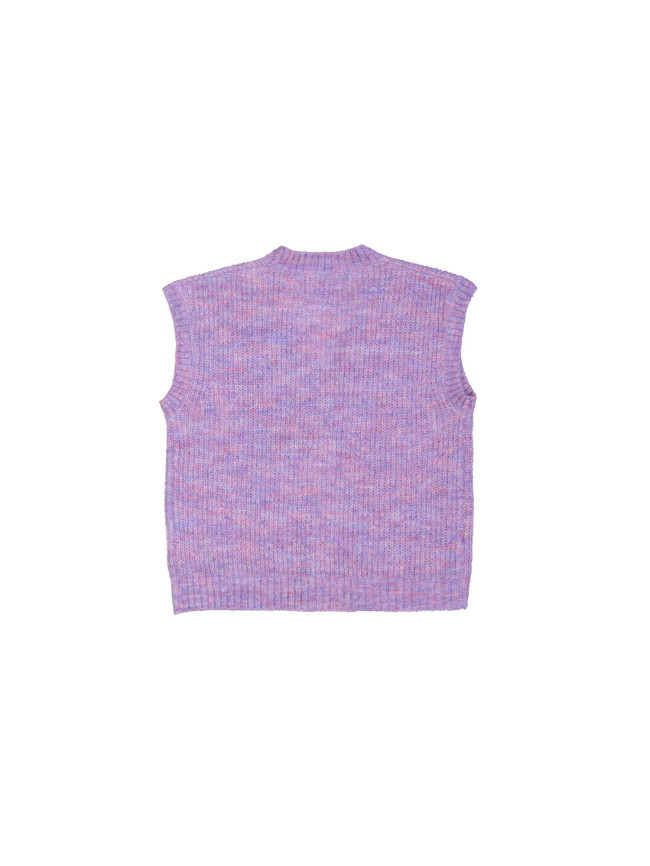 sleeveless gilet lila