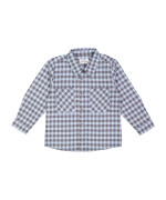 shirt check light blue
