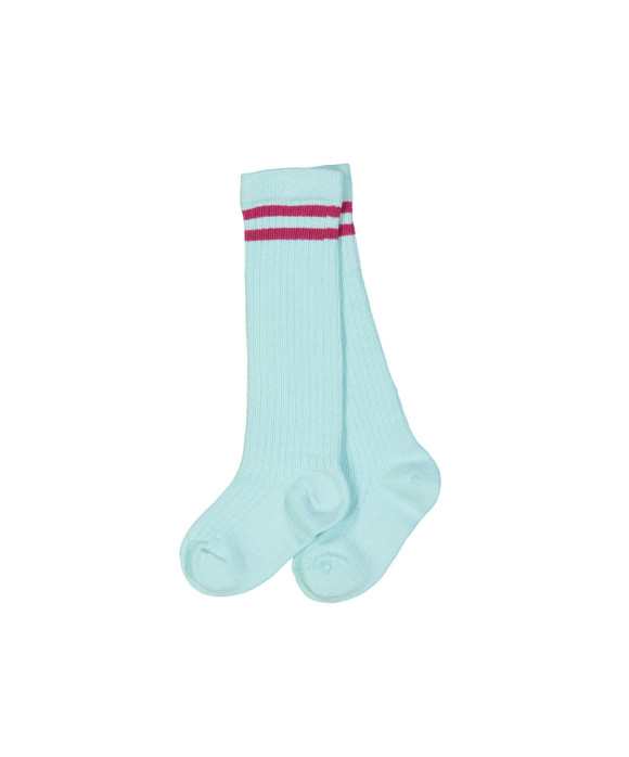 knee high socks stripe mint