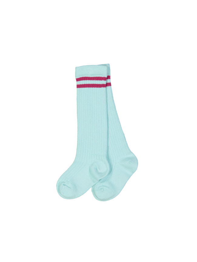 knee high socks stripe mint