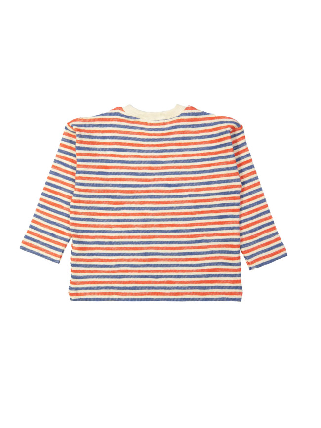 Sweater stripe red blue