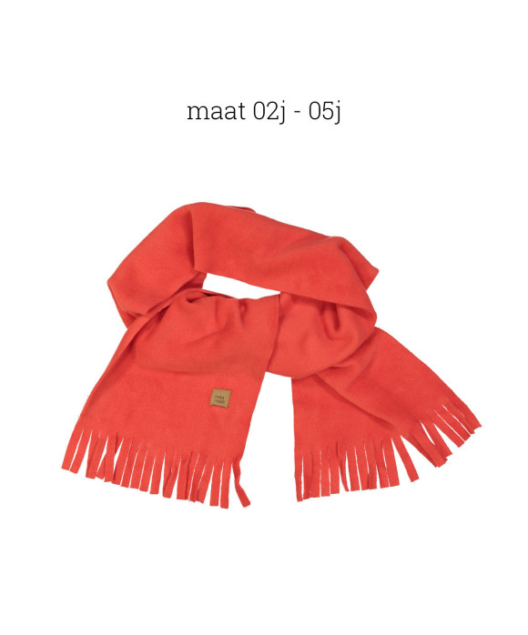 scarf fleece red