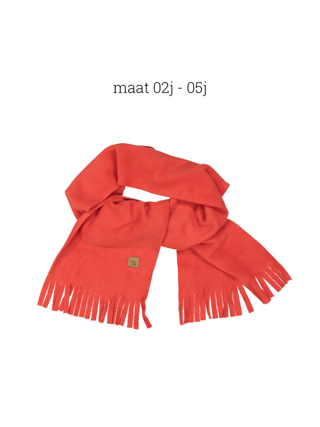 scarf fleece red