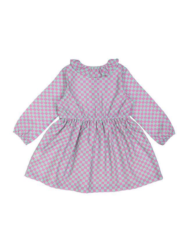dress little checks violet