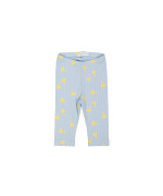 legging rib heart light blue