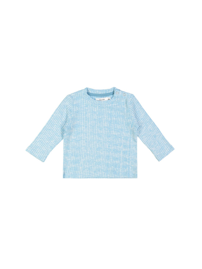 t-shirt mini rib turquoise