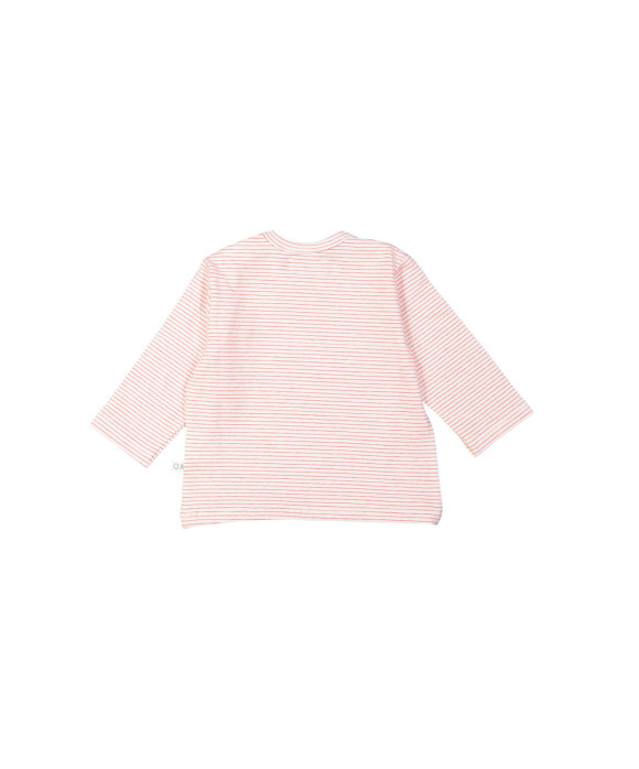 T-shirt fine stripe red