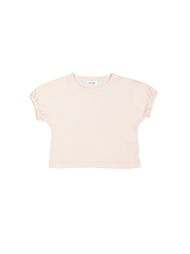 T-shirt ajour light pink