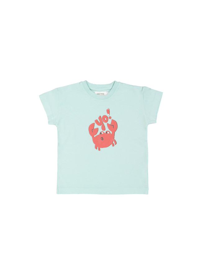 T-shirt crab mint