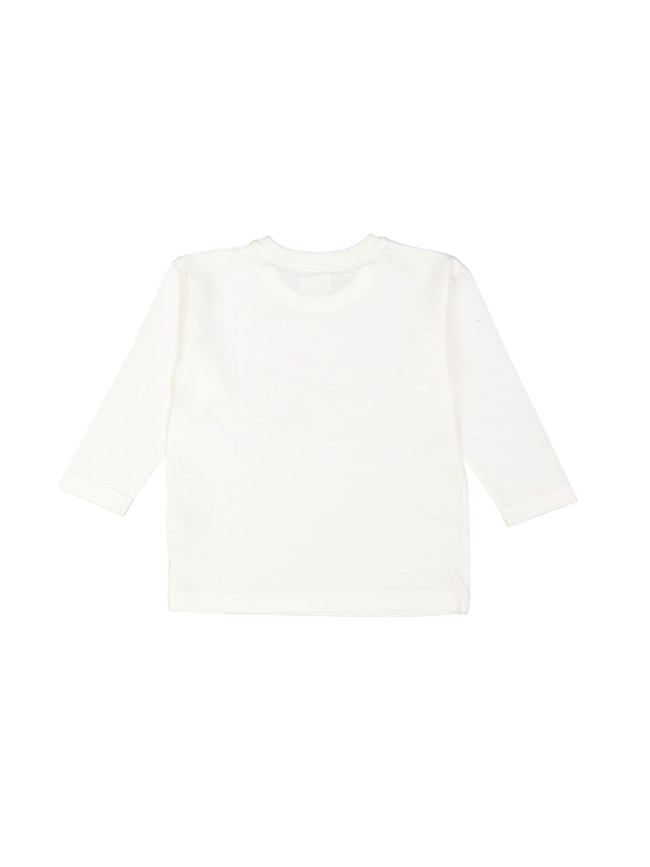 T-shirt LS party ecru