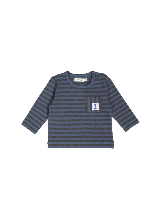 t-shirt mini bag stripe grey blue