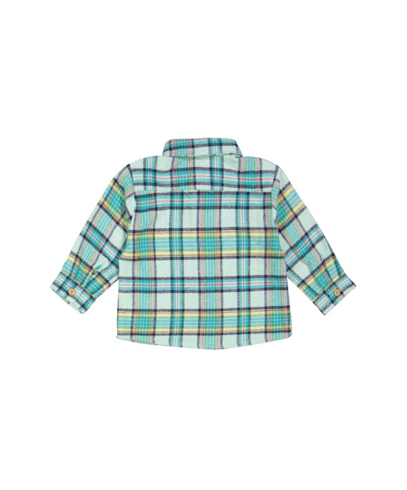 shirt mini check mint