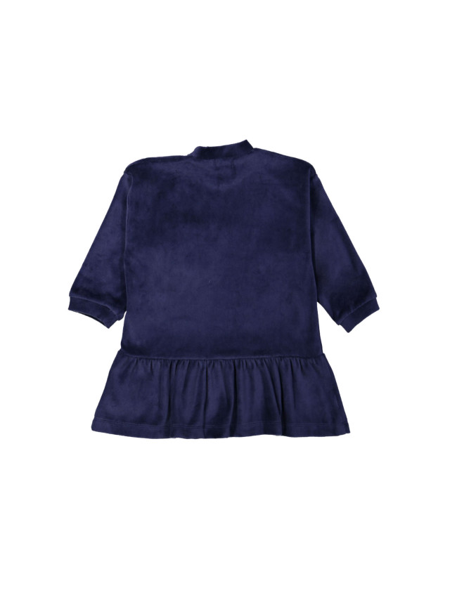 Dress velours dark blue