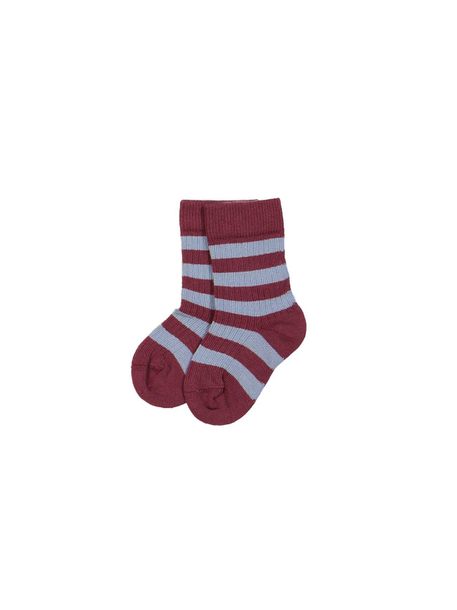 Sock stripe burgundy