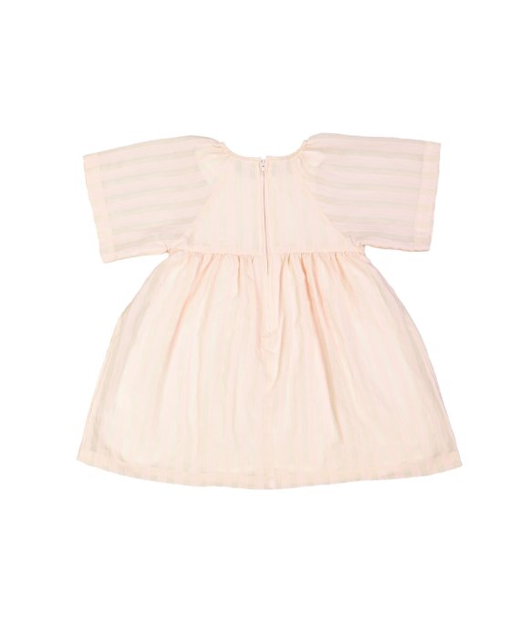 Robe rayéee rose clair