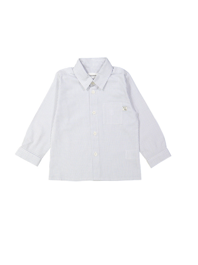 Chemise carreaux bleu