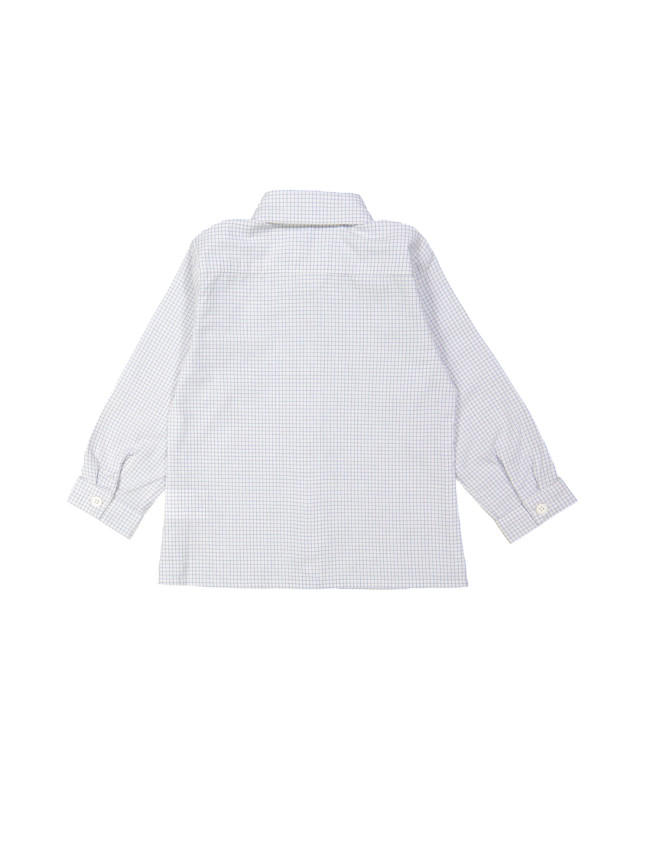 Chemise carreaux bleu