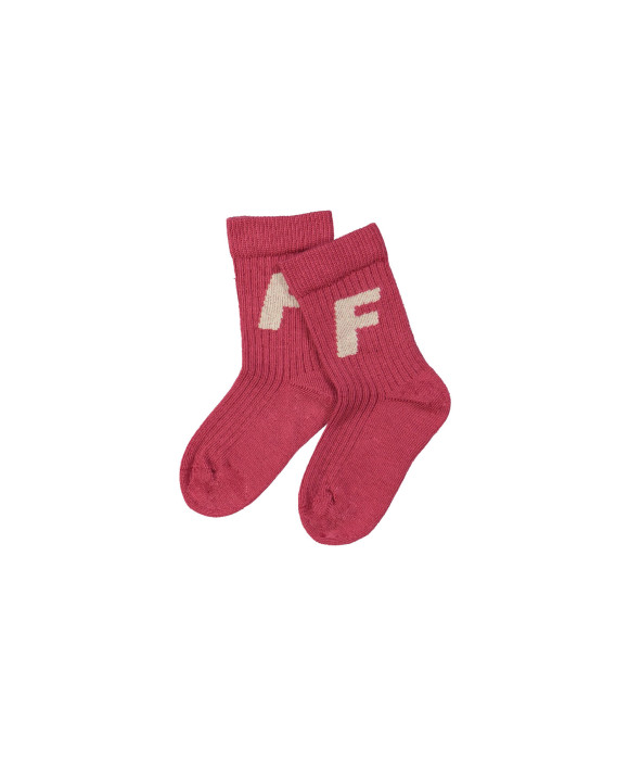 Chaussette F bordeaux