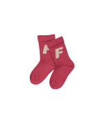 Chaussette F bordeaux