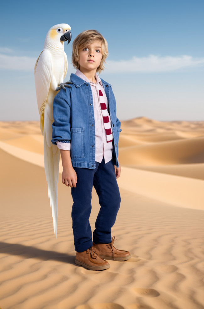 Pantalon confortable bleu foncé