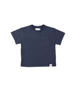 T-shirt pochette bleu foncé