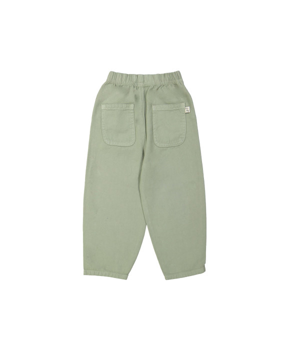 Pantalon gris-vert