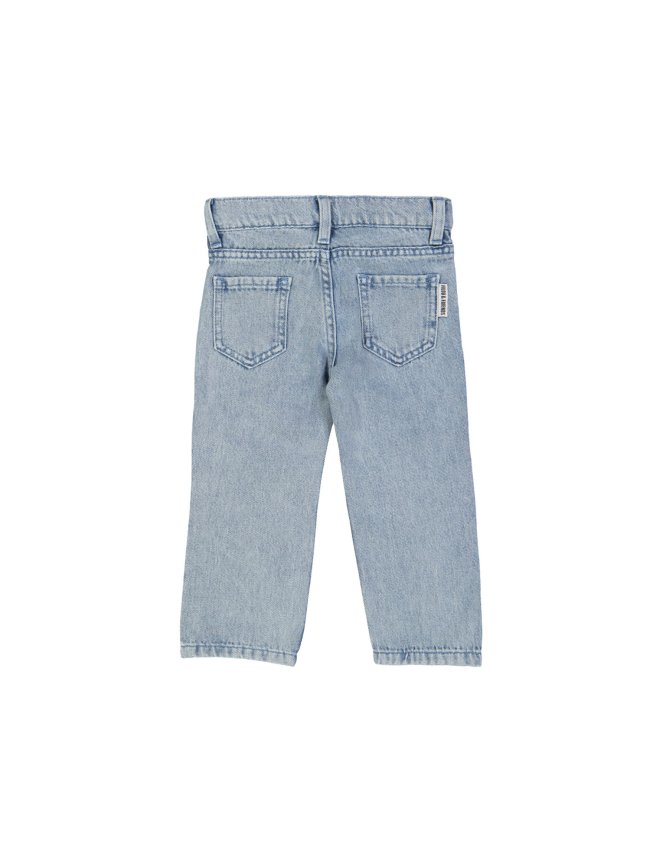 Jeans regular zip snow bleach