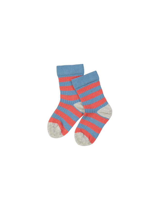 Chaussette rayé bleu