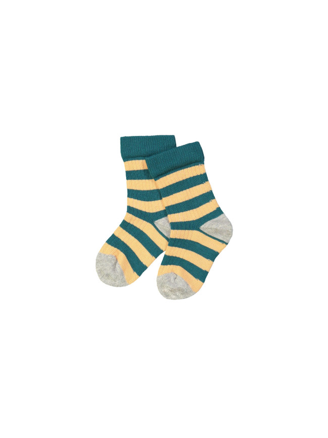Chaussette rayé marron