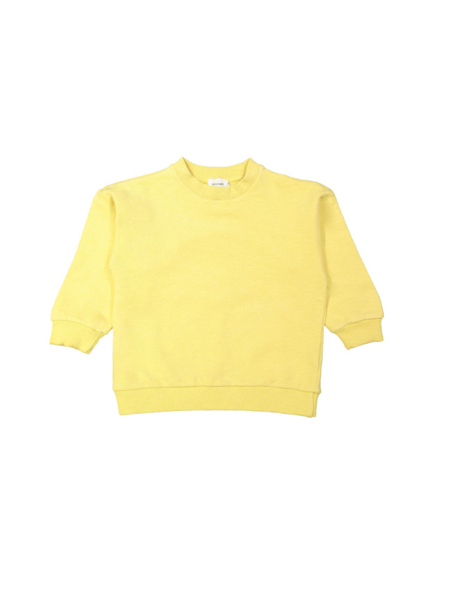 Sweater montagne vacances jaune bleu