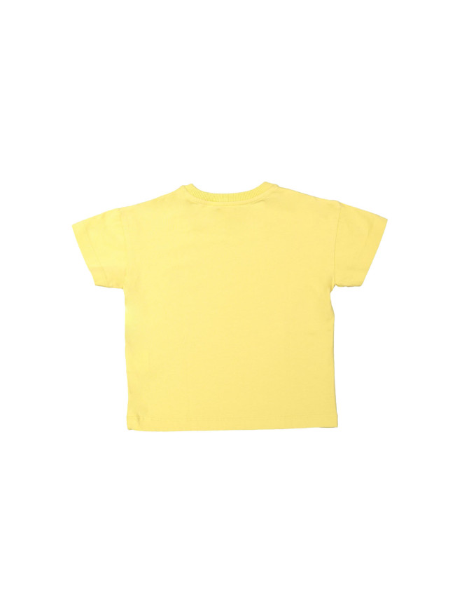 T-shirt montagne vacances jaune