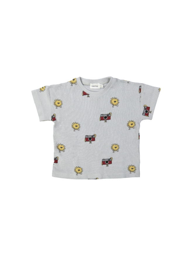 T-shirt éponge ensoleillé kodak gris clair