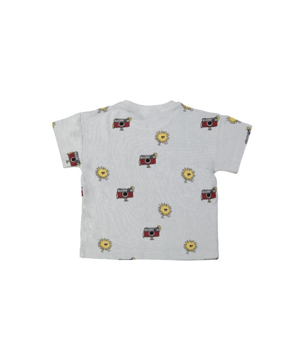 T-shirt éponge ensoleillé kodak gris clair