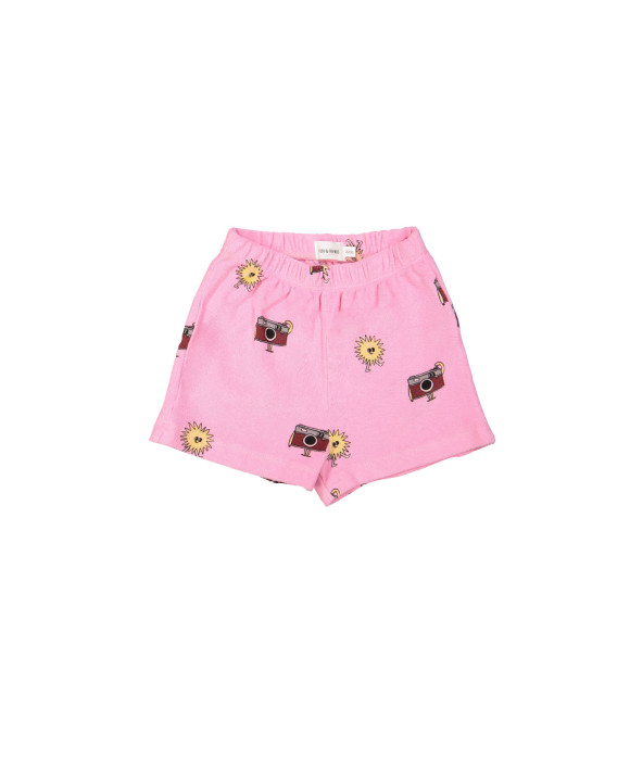 Short éponge ensoleillé kodak rose