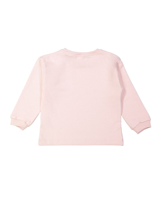 Sweater sourire rose clair