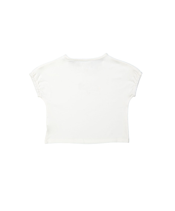 T-shirt sourire écru