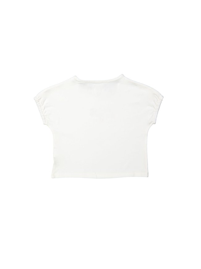 T-shirt sourire écru