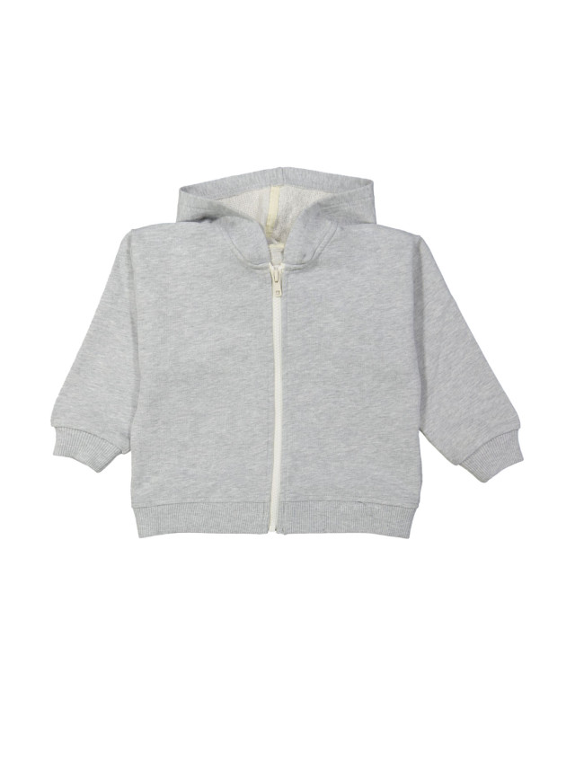 Gilet edelweiss gris melangé