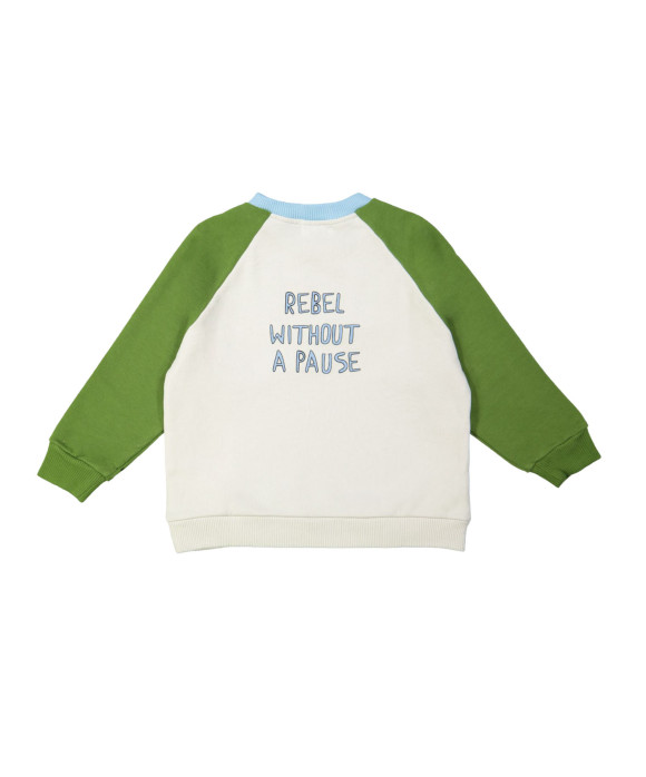 Sweater rebel multicolore gris clair