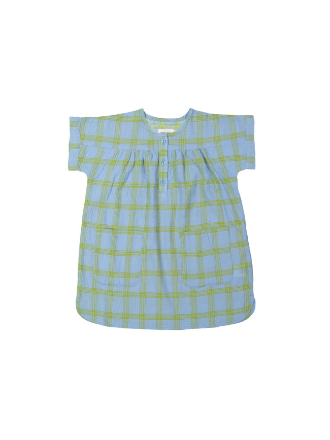 Robe carreaux blue