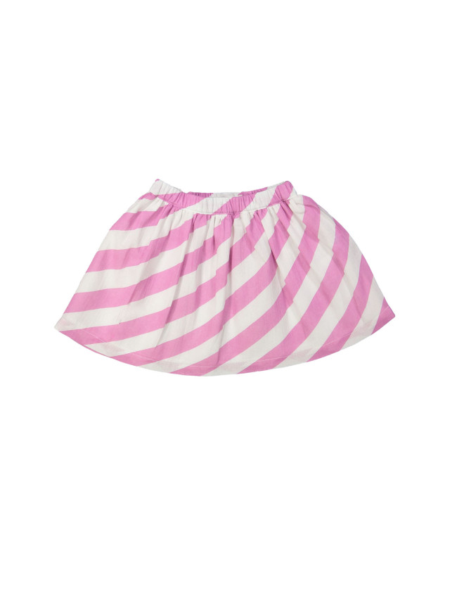 Jupe rayée diagonale lavande