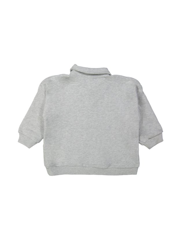 Polo Sweater filou gris mélangé
