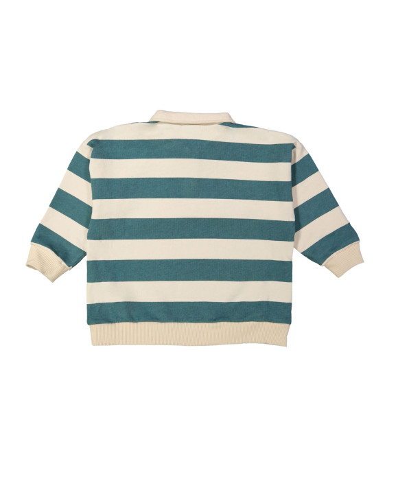 Polo Sweater rayé feel free beige
