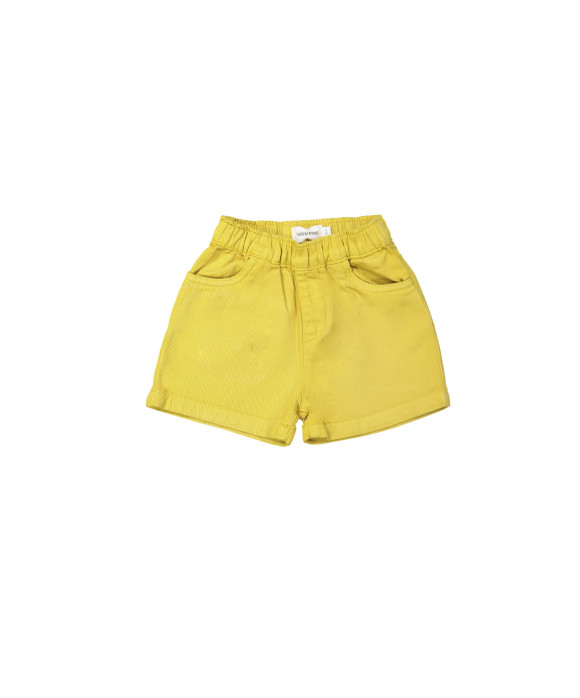 Short jaune