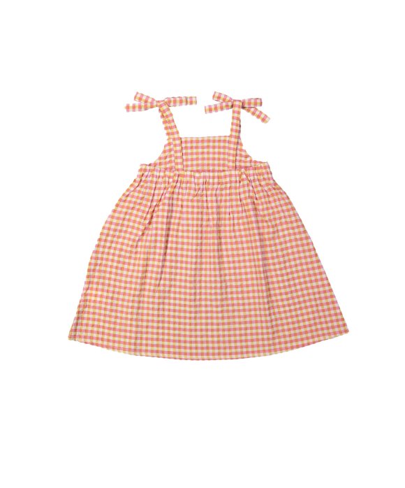 Robe vichy carreaux rose