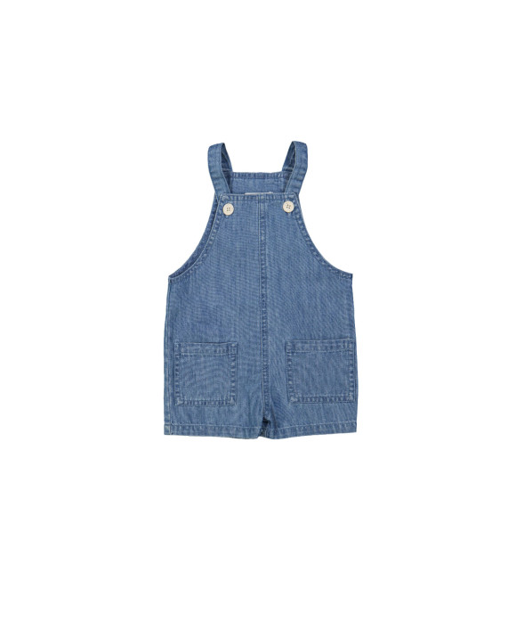 Salopette jean stone bleach