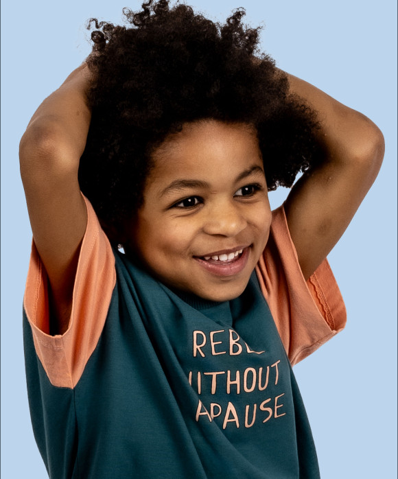 T-shirt rebel pétrole